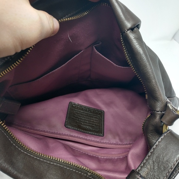 Coach Madison Isabelle Leather Hobo Purse Handbag - Picture 6 of 8